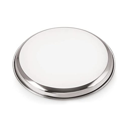 Image 3 of neelam Stainless Steel Buffet Plate 32.5 cm Set of 6