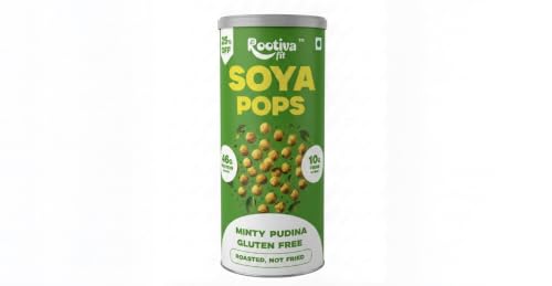 Image 3 of Minty Pudina / 120 g (Pack of 1) for the product ROOTIVAFIT Soya Pops