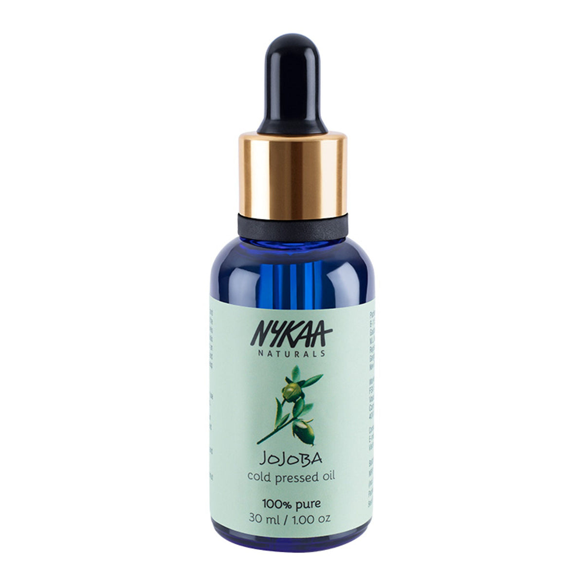 Image 1 of 30 ml / Pack of 1 for the product Nykaa Naturals Jojoba 100% Pure Cold Pressed Face Oil-Deep Hydration & Nourishment - All Skin Types