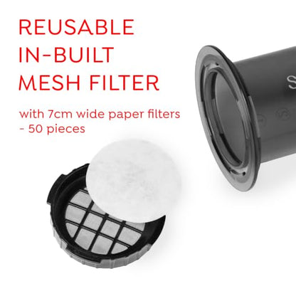 Image 3 of Sipologie Mesh AirBrew with In-Built Mesh Filter & Ceramic Coffee Mug