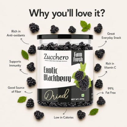 Image 6 of Zucchero Exotic Dried Blackberry 200 grams