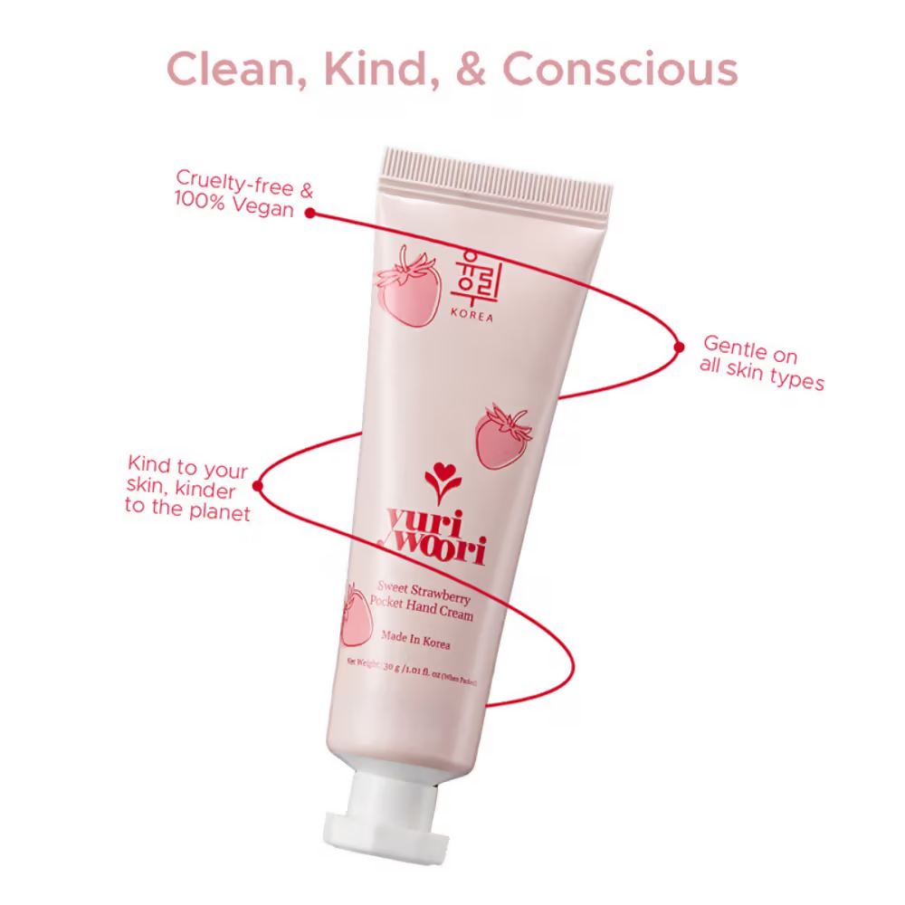 Image 6 of Yuri Woori Sweet Strawberry Pocket Hand Cream