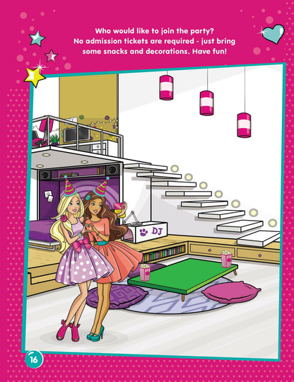 Image 10 of Dreamland Publications Barbie Dreamhouse Adventures -Dream House Decorate with Stickers
