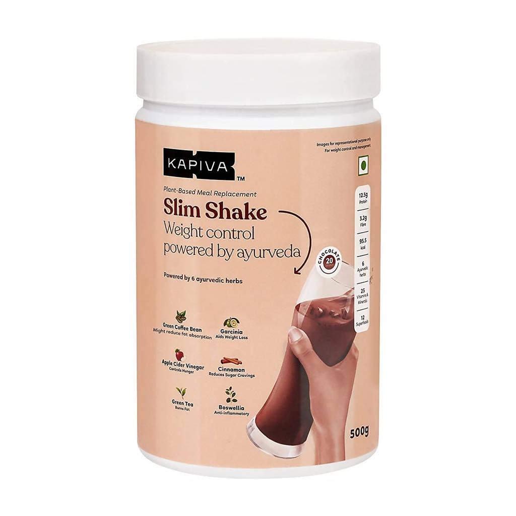 Image 1 of 500 gm / Pack of 1 for the product Kapiva Ayurveda Slim Shake - Chocolate