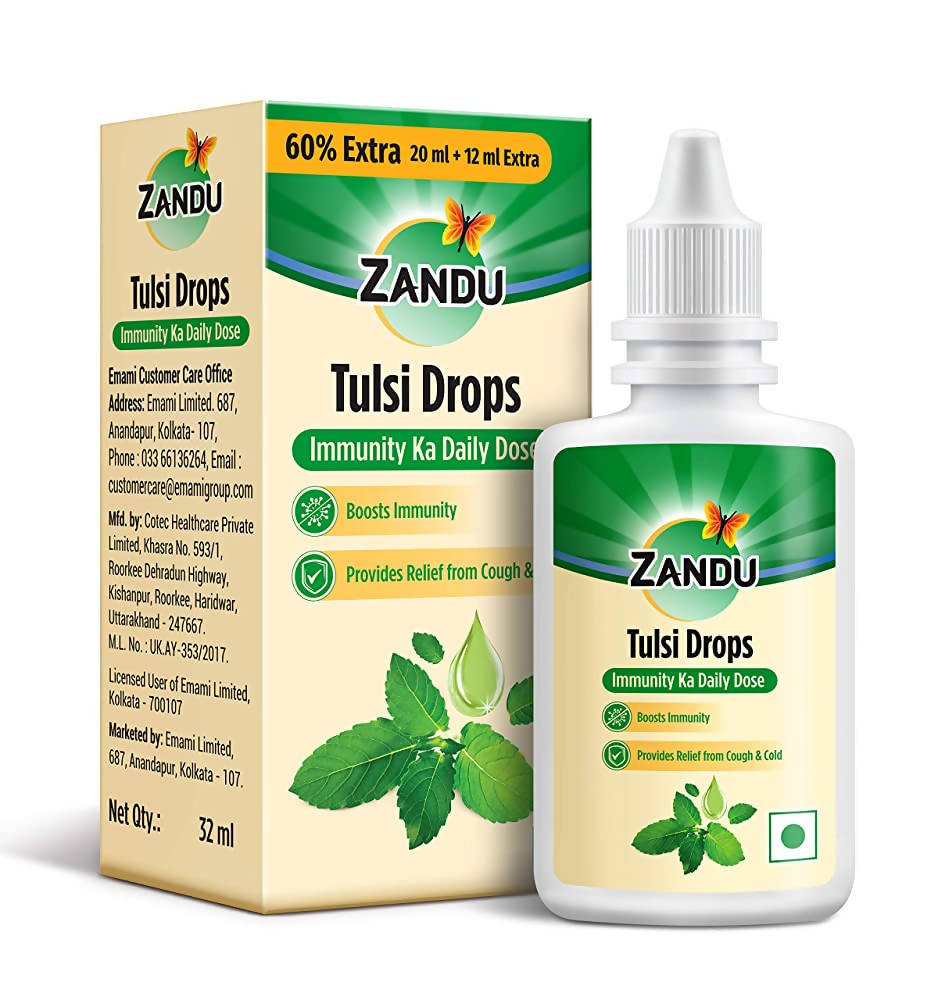 Image 1 of 32 ml / Pack of 1 for the product Zandu Tulsi Drops