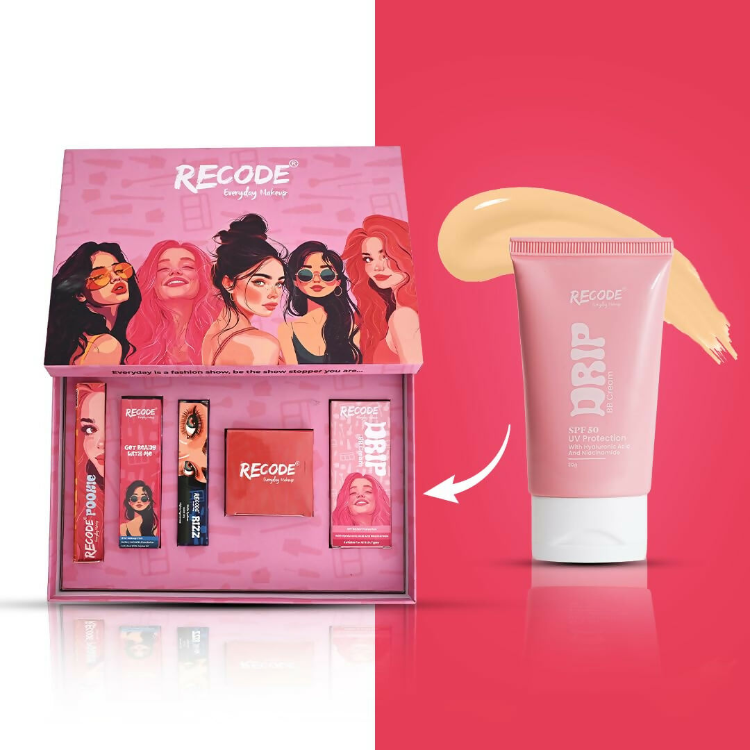 Image 1 of Recode Everyday Makeup Box 02 Medium(Yellow Undertone)- 5 in 1 Combo