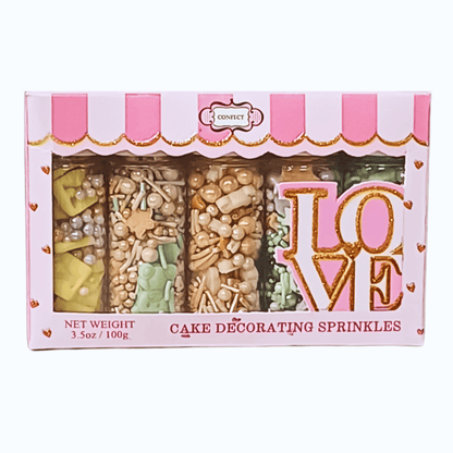Image 8 of Confect Baby Shower Sprinkles | Birthday Sprinkles | Gender Reveal Sprinkles Pack of 5 (BABY SHOWER -08)