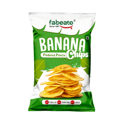 Image 1 of Fabeato Pudhina Punch Flavor Banana Chips (60g)
