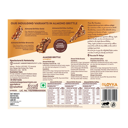 Image 5 of Loyka Almond Brittle Assorted 8 Pcs Box