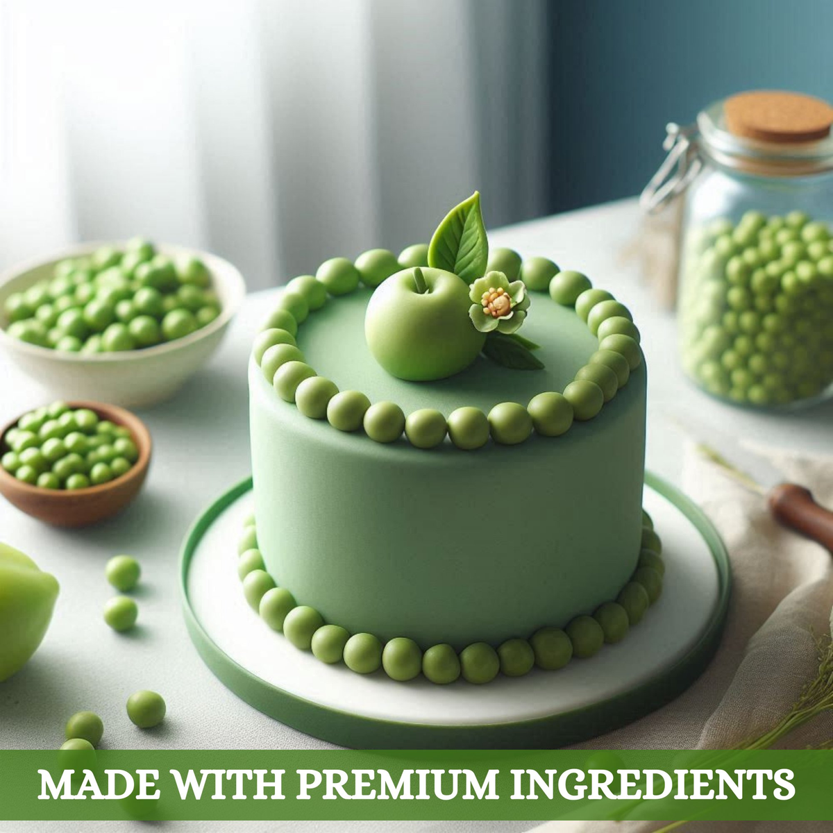Image 8 of Confect Pea Green Fondant | Edible Sugarpaste