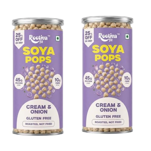 Image 8 of Cream & Onion / 120 g (Pack of 2) for the product ROOTIVAFIT Soya Pops
