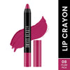 Image 1 of 3.5 gm / Pack of 1 for the product Swiss Beauty Matte Long Lasting Stay Maxx Lip Crayon Lipstick Matte Finish - Plum Pick