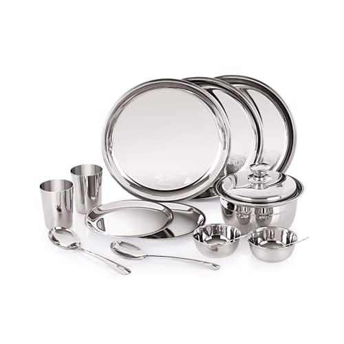 Image 4 of 26 cm / Classic for the product neelam Stainless Steel Dinner Set
