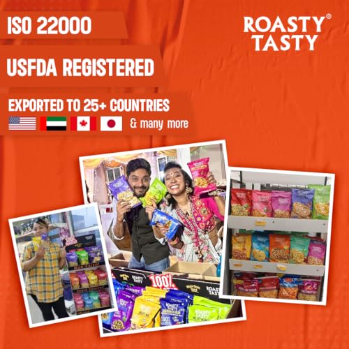 Image 6 of Roasty Tasty Roasted Chana Jor Lime & Chilli Whole Grain Indian Snacks 200g