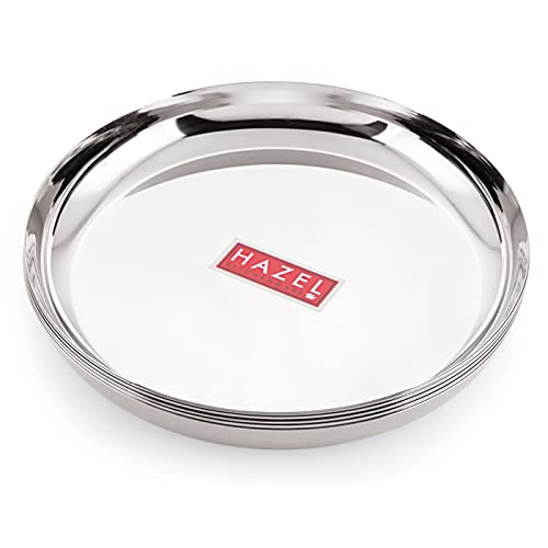 Image 2 of Silver / 1 / 25cm for the product HAZEL Steel Plates Set
