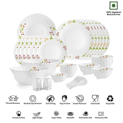 Image 8 of CELLO Secret Garden Dazzle Series Opalware Dinner Set