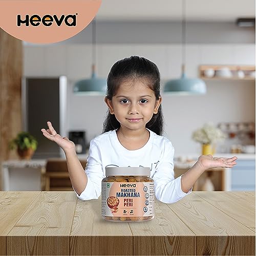 Image 7 of Heeva Roasted Makhana Peri-Peri Flavour 100g Pack of 3