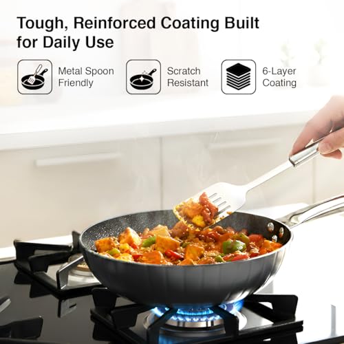 Image 6 of Prestige Durastone Hard Anodised Non-Stick Fry Pan 20Cm 1.1L