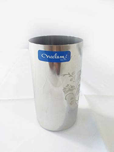 Image 1 of Default Title for the product neelam Stainless Steel 7, 18 Gauge PRM New Juicy Glass, 300 ml