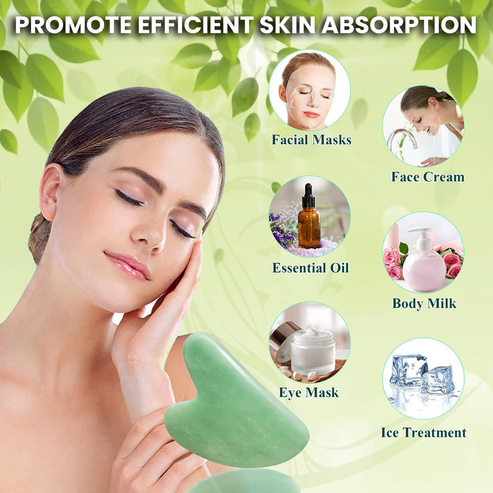 Image 2 of Majestique 2Pcs Gua Sha Facial Tools
