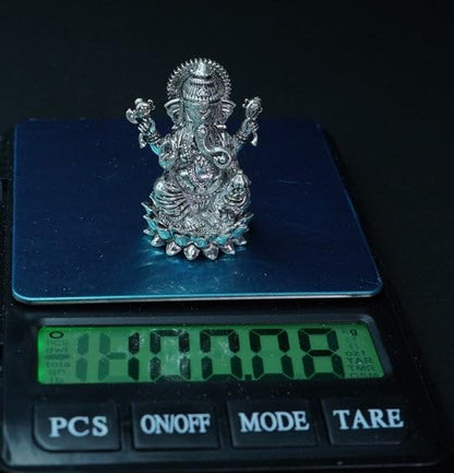 Image 4 of Dista Silvers Antique Lotus Ganesh 100g