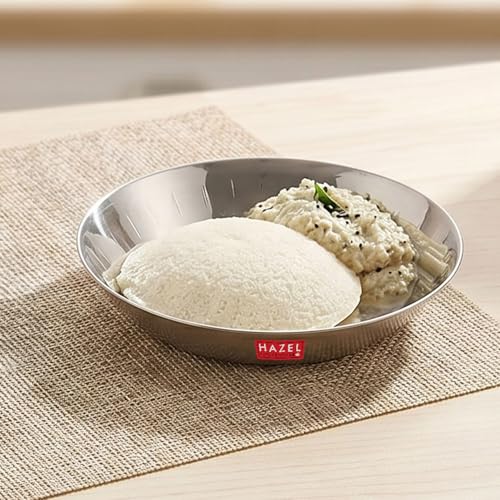 Image 2 of HAZEL Stainless Steel Small Copri Plate 15.5 cm, 400ml