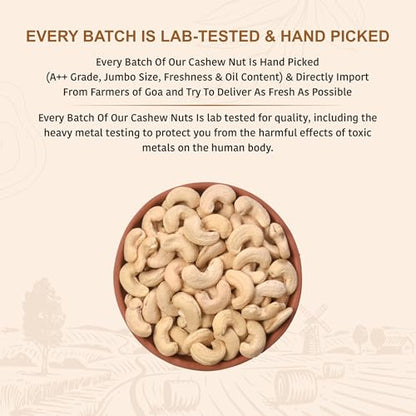 Image 3 of NUTTY ORGANICS Whole Cashew Nuts 250 Gm
