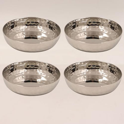 Image 1 of Default Title for the product Spillbox Hammered Halwa Plate-4