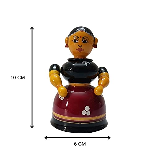 Image 5 of Kumkum Box | Haldi Box | Ettikopaka | Eco Friendly - Made by Women Artisan of AP