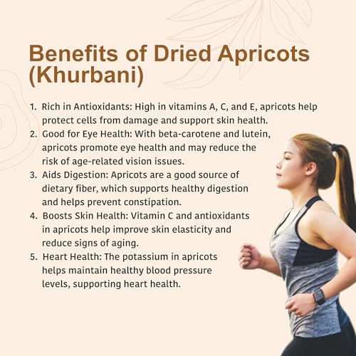 Image 6 of NUTTY ORGANICS Dried Apricots Jardalu 500 Gm