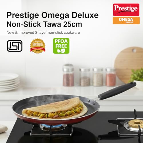 Image 2 of Prestige Omega Deluxe Omni Tawa 25cm