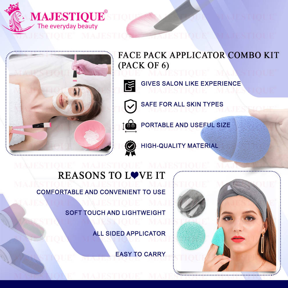 Image 5 of Majestique Face Pack Applicator Kit
