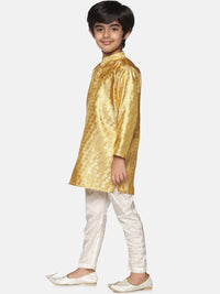 https://cdn.shopify.com/s/files/1/1857/6931/products/8d5d0cc0-2c39-4bb1-bf0c-4efd3e9aa9a81639987364466SethukrishnaBoysGold-TonedEthnicMotifsKurtiwithPyjamas4.jpg?v=1661520391