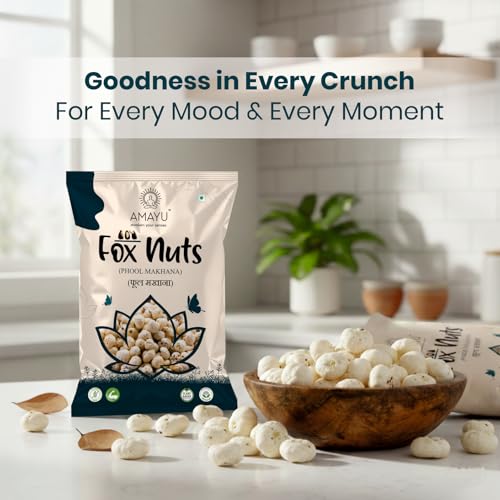 Image 4 of AMAYU Fox Nuts (Phool Makhana) 100g