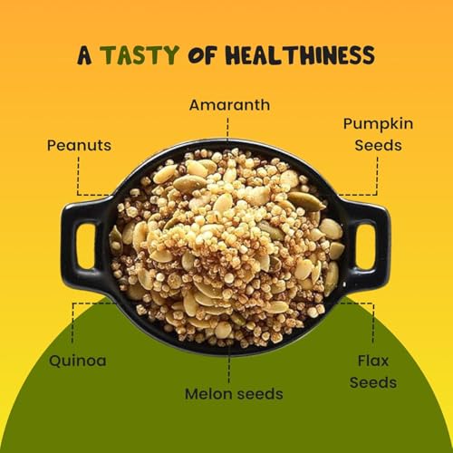 Image 6 of Roasty Tasty Quinoa & Seeds with Amaranth Jalapeno Flavour Pack of 2 (100g each)
