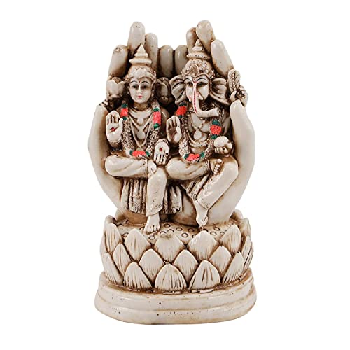 Image 5 of TIED RIBBONS Decorative Lakshmi Laxmi Ganesh Murti Idol Statue Showpiece 15 cm x 9 cm