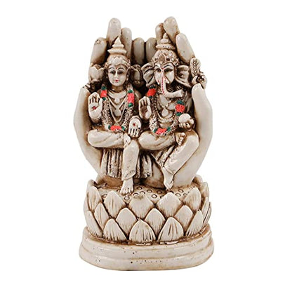 Image 5 of TIED RIBBONS Decorative Lakshmi Laxmi Ganesh Murti Idol Statue Showpiece 15 cm x 9 cm