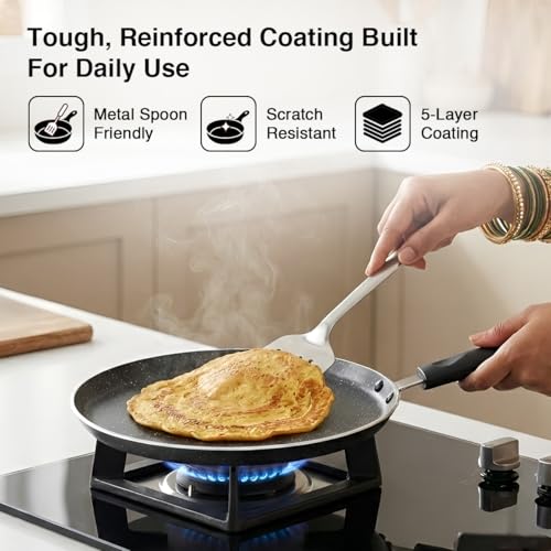 Image 7 of Prestige Omega Deluxe Granite Dosa Tawa 25cm