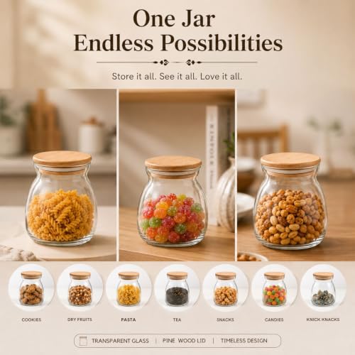 Image 5 of ExclusiveLane Basics Crystal Elegance Airtight Glass Container 700 ml
