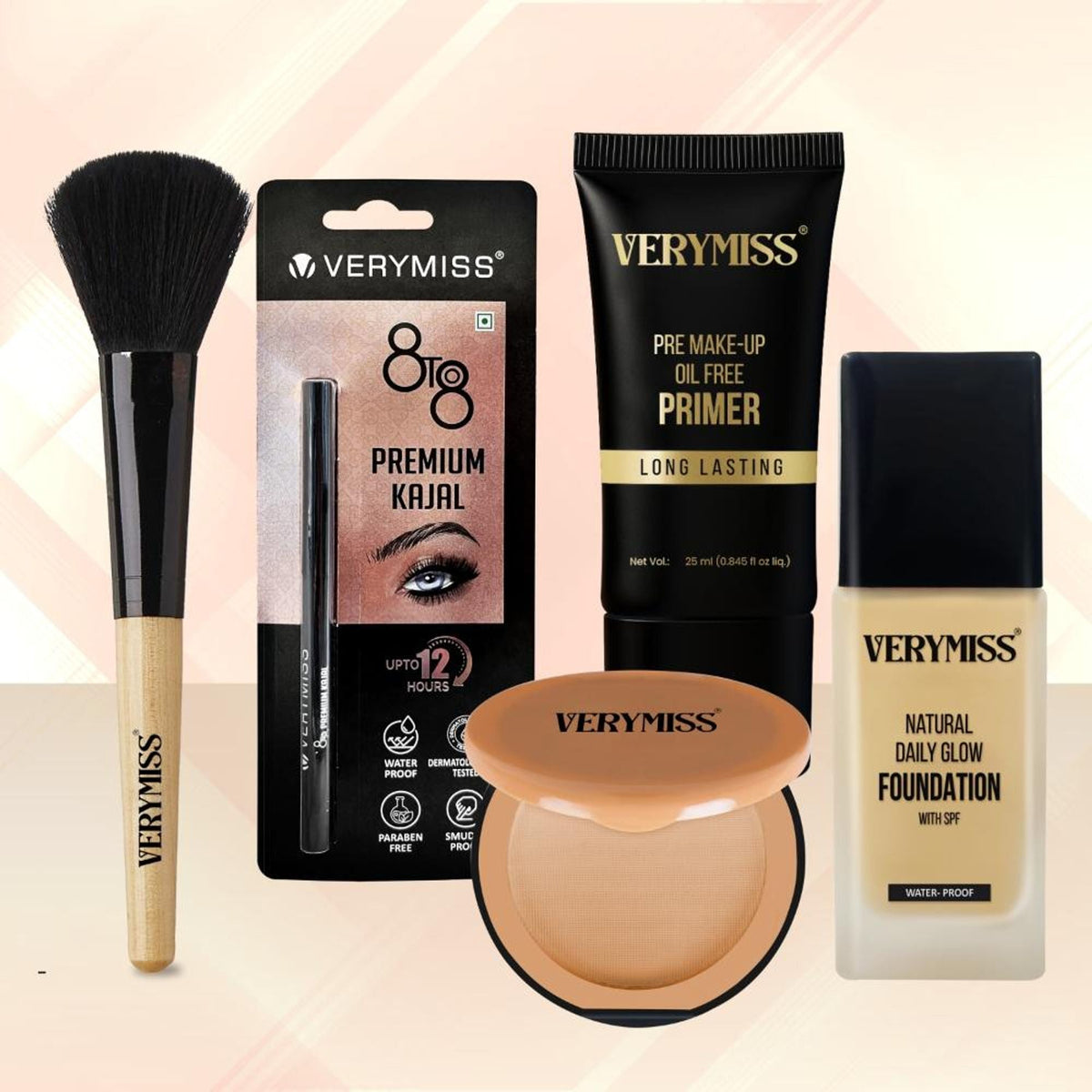 Image 2 of VERYMISS Makeup Kit Combo For Women & Girls - Vmfd06-01, Vmpr02, Vmc05-01, Vmk01,Vmmb21