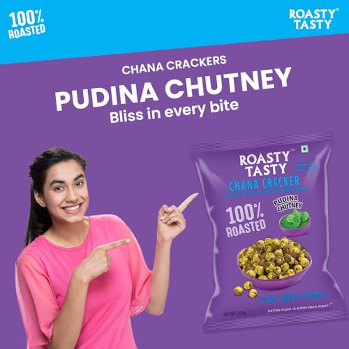 Image 5 of Roasty Tasty Chana Cracker Pudina Chutney 200G Pack of 2
