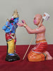 Image 1 of Default Title for the product Breeze Handicrafts Paper Mache Golu Doll, Ramanujar Doing alngaram to god Vishnu, Navratri Golu Bommai Display for golu Stand ramanujar Vishnu alankaram