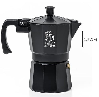 Image 5 of Sipologie Roma Moka Pot, Black 180 ml