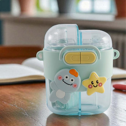 Image 5 of Aarvi Decor Studio Aquabuddy Dual-Compartment Water Bottle
