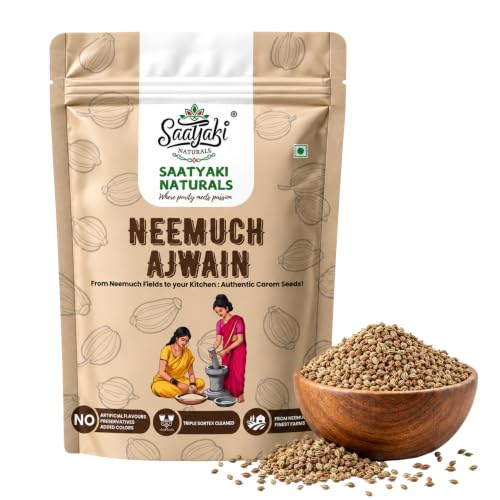 Image 3 of 800 g (Pack of 1) for the product SAATYAKI NATURALS Organic Ajwain Seeds
