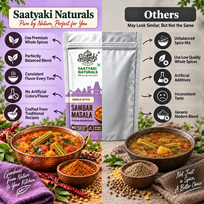 Image 7 of SAATYAKI NATURALS Kerala Sambar Masala