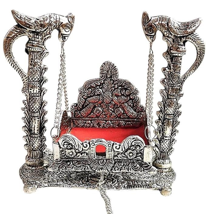 Image 1 of Default Title for the product Partish Laddu Gopal Metal Jhula l Krishna Jhula for Ladoo Gopal Ji