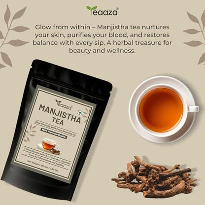Image 6 of Teaaza Manjistha Root Sticks Tea For Clear Skin, Hairs 100 Grams