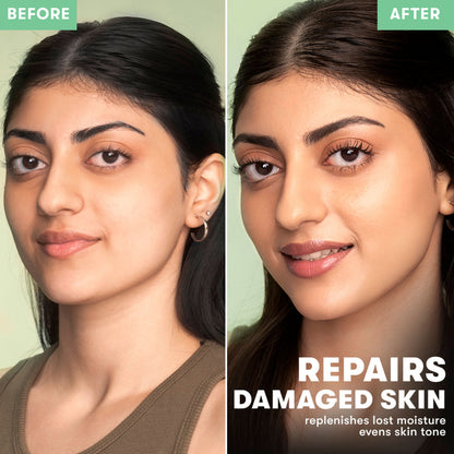 Image 4 of Nykaa Naturals Cica & Ceramides Serum Jelly with Vitamin C to Soothe, Repair Barrier & Brighten Skin
