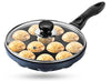 Image 1 of Default Title for the product Vinod Zest Non-Stick Paniyarakkal with Glass Lid – 12 Cavities, 20.5 cm Diameter